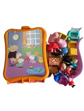 Peppa Pig Storage Case & Accessories Wheelchair Mini Figures George Food Kitchen