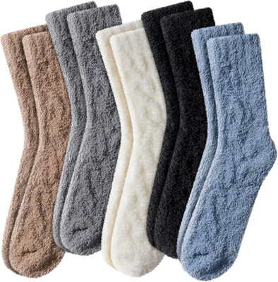 Fuzzy Socks for Women, Super Soft Cozy Slipper Socks for Women, Women'S Winter W
