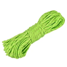 Tent Rope 101.7 Feet 4mm Nylon Reflective Guyline Camping Cord Light Green