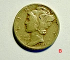 1945 Mercury Dime
