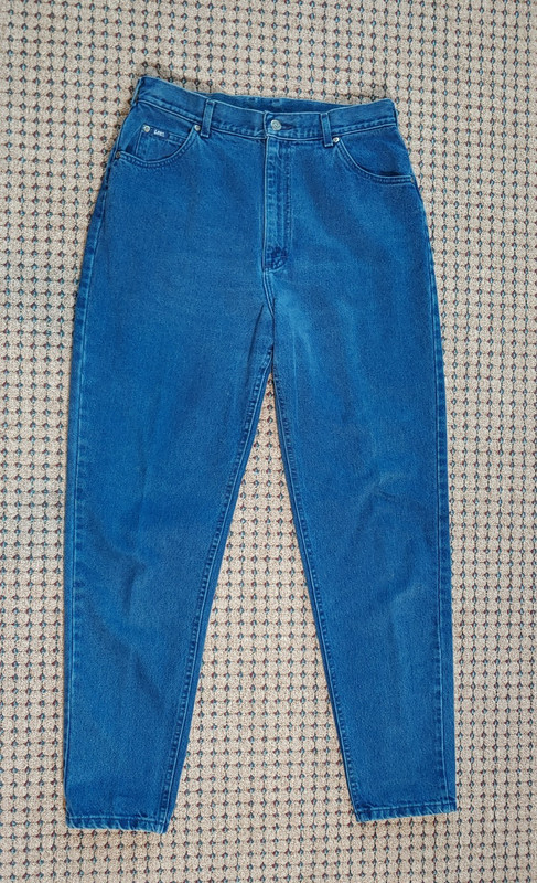 Used Lee High Rise Relaxed Fit Straight Leg Jeans Womens 32" Waist 31" inseam
