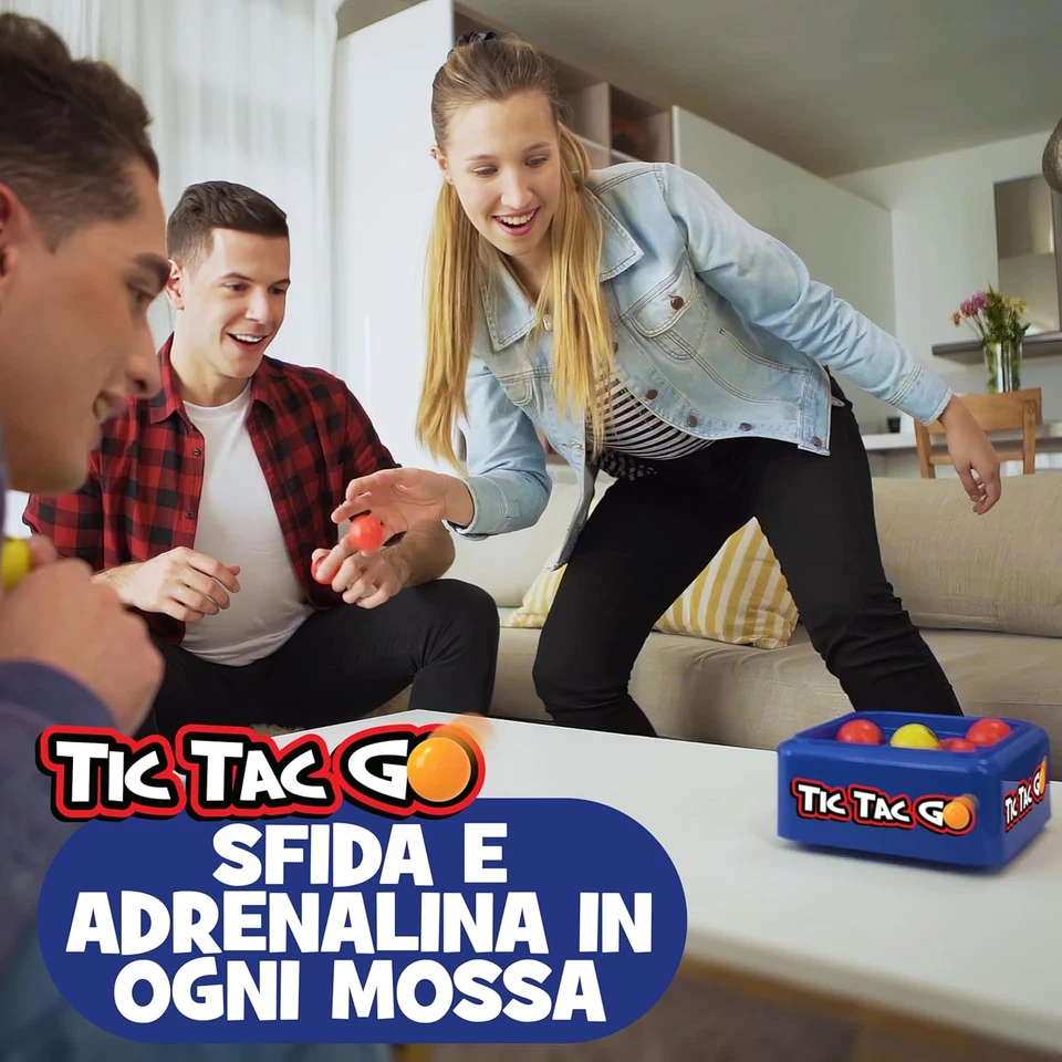 - TIC TAC GO - Gioco Di Umore E Abilità per Adulti E Bambini Dai 6 Anni in Su -  - Immagine 2 di 4