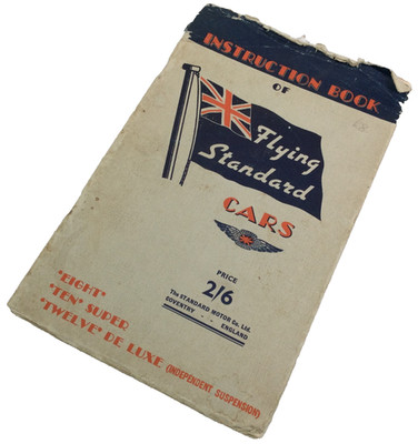 FLYING STANDARD CARS 1936/37 ANLEITUNGSBUCHWAGEN 1936/37