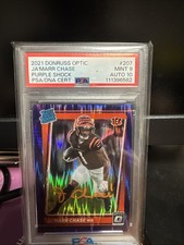 2021 Donruss Optic Purple Shock Ja’marr Chase RPA RC