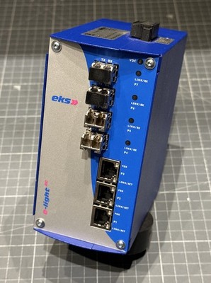 EKS Engel LWL  Ethernet Switch e-light 2G EL1000-2GU / 3TX-4FX-SFP
