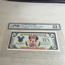 1998 Disney 10 D-a Block Minnie- Pmg 53 Epq Sn D00023182a Dis58