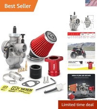 PE24 Carburetor Kit 24mm for Predator 212cc 196cc 224cc Engines Go Kart Mini ...