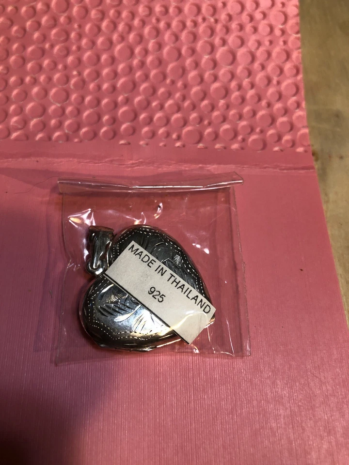 Colgante Medallón Foto Corazón, Plata 925, Nuevo. Foto 4 de 4