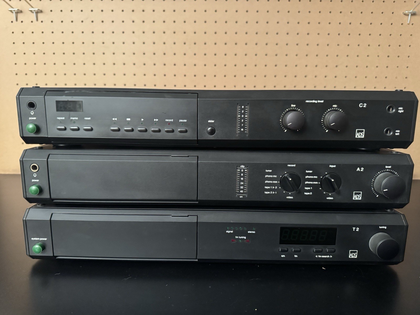 ADS Stereo Digital Tuner Model T2, C2, A2 Systems Tested, READ Parts/Repair