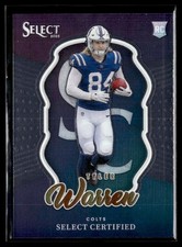 2025 Panini Select Football Certified #8 Tyler Warren Rookie RC