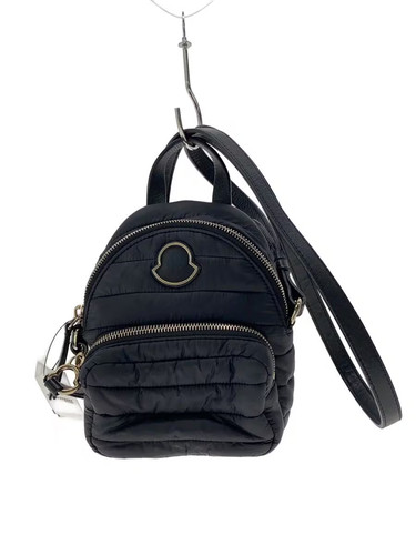 MONCLER Shoulder Bag, Nylon, Black, Plain