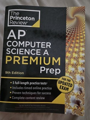 Princeton Review AP Computer Science A Premium Prep, 9th Edition: For the NEW 20