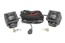Rough Country 2 Square Sae Led Fog Lights 2400 Lumens Pair - 70907 Rough Country 2 Square Sae Led Fog Lights 2400 Lumens Pair - 70907
