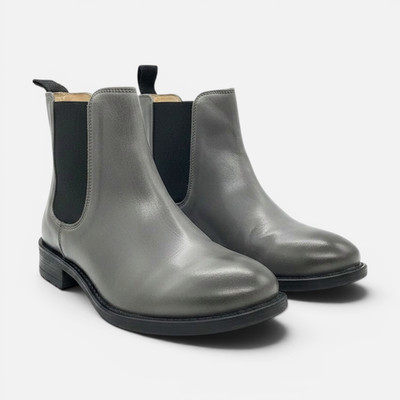 SHOOT Damen Stiefel Ankle Boots Chelsea Boots, grau, EUR 36