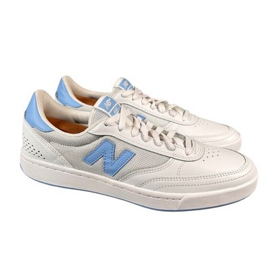New Balance 440 Sneaker White Blue Skate Casual Shoes NM440WLB Mens 9.5 D NEW
