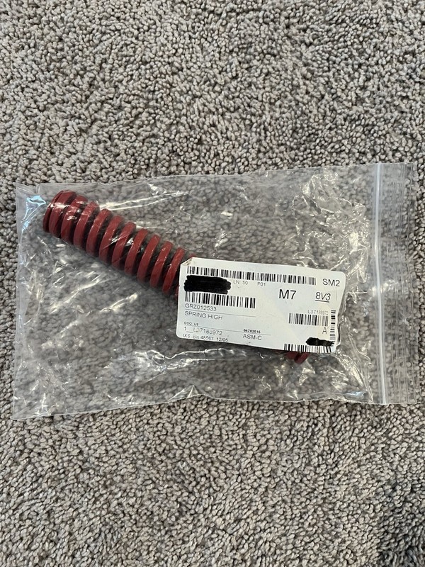 Genuine OEM Groen Z012533 Spring, High Pressure Brean New Never Used Or Opened 