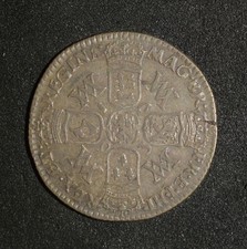 WILLIAM AND MARY. 1693 SIXPENCE. VERY NICE