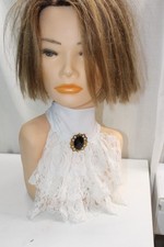 Renaissance Elizabethan Neck False Collar Ruffle Fake Neck Lace Layered Neckwear