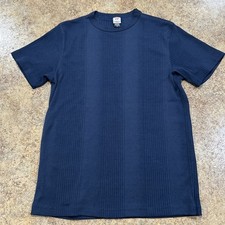 Vintage Y2k Anchor Blue Small Tshirt Poly Spandex Navy Made In USA Surf