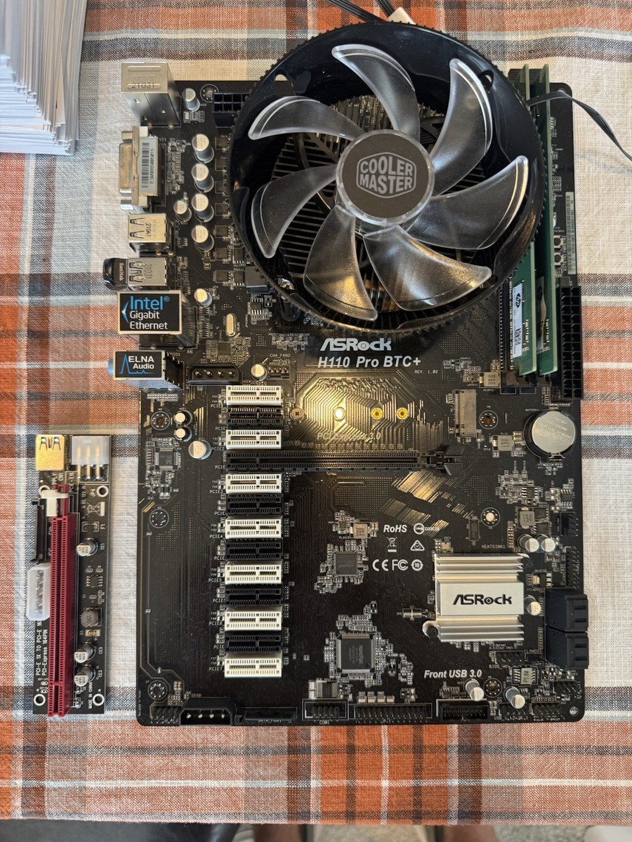 Intel H110 Motherboard Asrock H110 Pro Btc+ Specs AsRock H110 Pro  【中古美品】ASRock H110