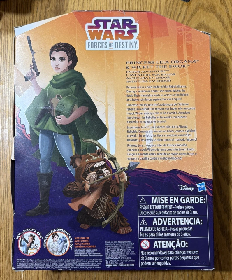 Star Wars Forces Or Destiny Lot of 5 Ahsoka Sabine Leia Jyn R2D2 Wicket. New - Image 3 of 4