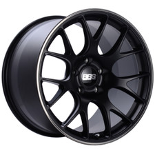 BBS CH122BPO FITS: CH-R 19x8.5 5x112 ET40 Satin Black Polished Rim Protector Whe