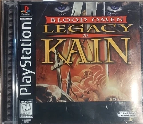 Blood Omen: Legacy of Kain (Sony PlayStation 1, PS1 Black Label, CIB) VG+ fr/shp