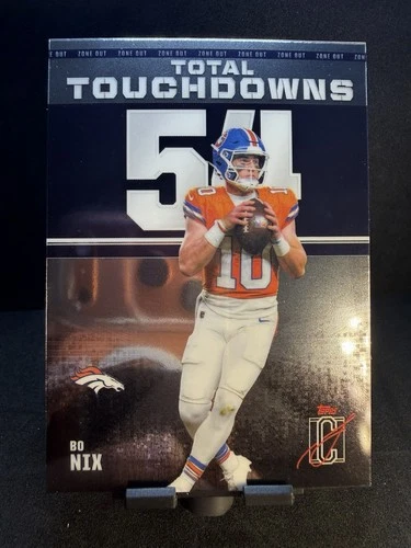 2025 Topps Signature Bo Nix Base (RAW)