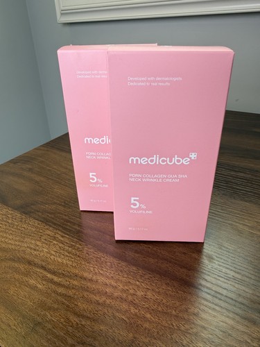 Medicube PDRN Collagen Gua Sha Neck Wrinkle Cream Lot of 2 - NIB - Exp 2029 at eBay