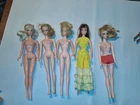 5 1960s Vintage Barbie Clone Dolls Lot MISS BABETTE Eegee + Unida