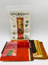 PATCH ABILITIES QUILT KIT  "HARVEST TIME" P70 Pattern Fabric Buttons 6x22 Turkey