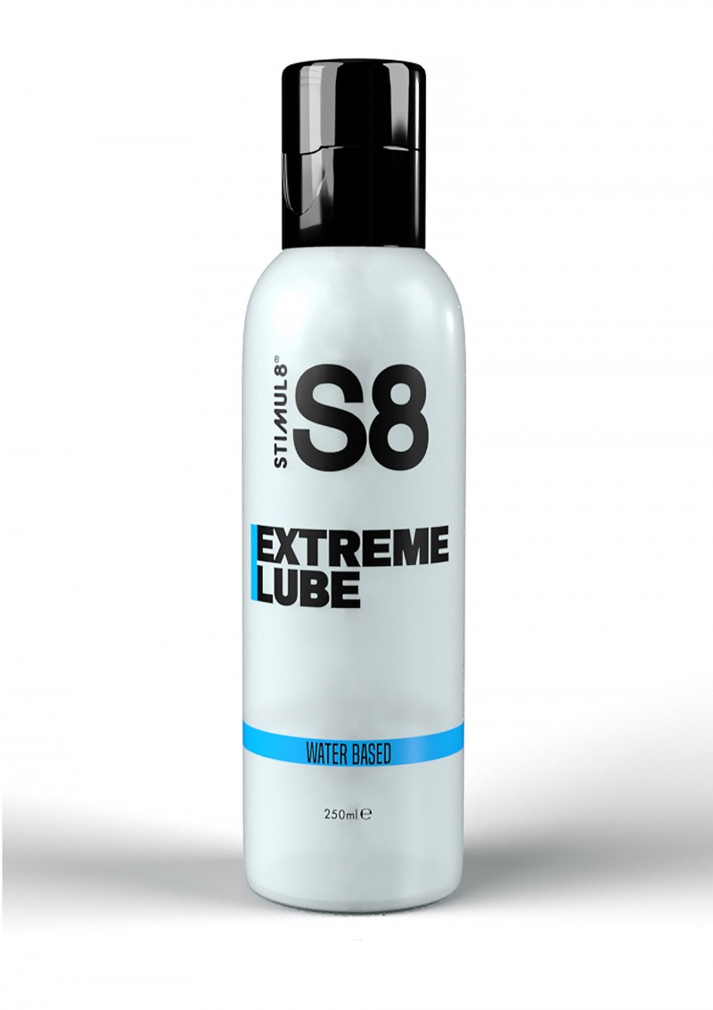 Lubrifiant à base d'eau S8 Extreme de 250ml pour moments intimes