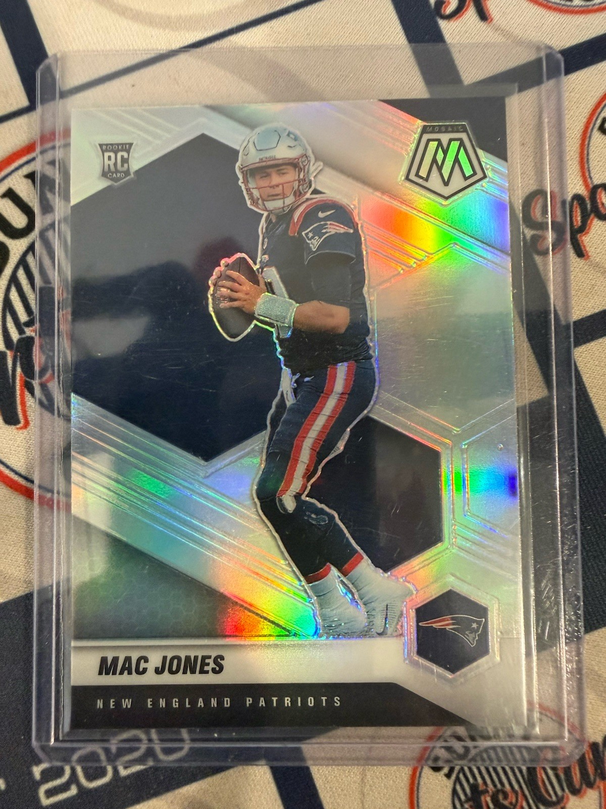 2021 Panini Mosaic Mac Jones Silver Prizm RC #306
