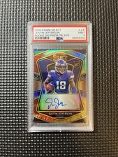 2020 Panini Select Tie dye  Justin Jefferson Auto /25