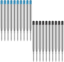 20 Pack Ink Pen Refills for Parker, Ballpoint Refills, 3.9" Medium 1.0...
