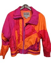 Vintage 80s/90s Colorblock Nylon Windbreaker Jacket Men  s Medium Retro