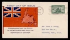 DR WHO 1949 CANADA FDC NEWFOUNDLAND R73820