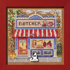 Kit de cuentas de botones Mill Hill punto de cruz contado BUTCHER SHOP MH14-2516