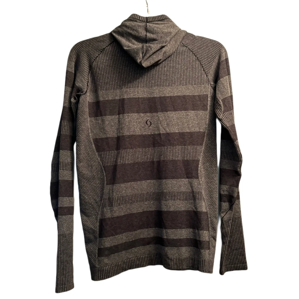 Top de entrenamiento para mujer Moving Comfort Modesty Wear Hijab con capucha en gris talla Lg nuevo con etiquetas Foto 4 de 4