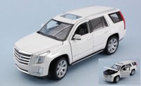 Welly 1/24 Cadillac Escalade Weiss Modellbau Statisches Modell Diecast