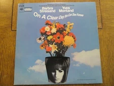 Barbra Streisand, Yves Montand – On A Clear Day You Can See Forever - 1970 - LP