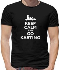 Keep Calm and Go Karting Herren T-Shirt - Go Kart - GoKart - Racing - GoKart