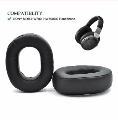 Weiches Ersatz-Ohrpolster für Sony MDR-HW700 MDR-HW700DS Wireless Headset Black