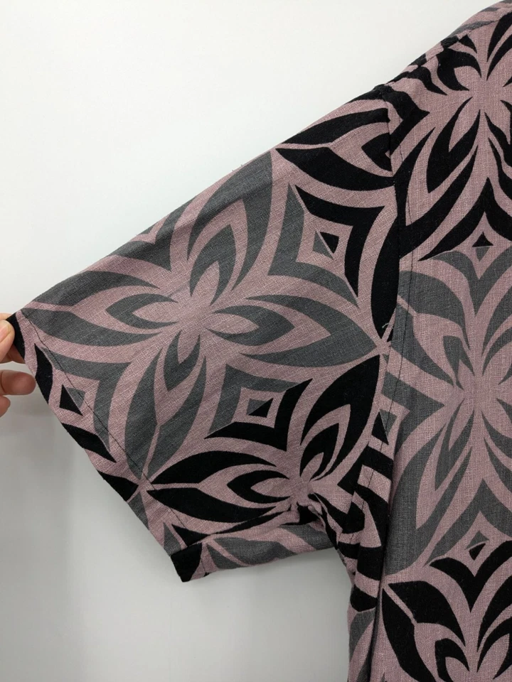 Camisa Urban Islander Hawaiana Abotonada Talla XXXL Floral Abstracta Preppy Informal Foto 4 de 4