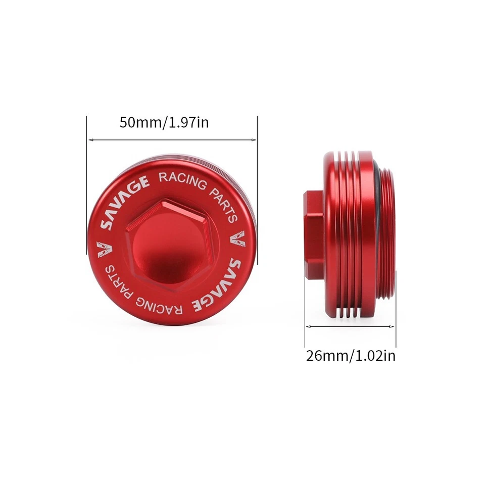For Honda XR500R XL600R Tappet Adjuster Cap Valve Cover Adjusting Hole w/ O-ring — 第 2/4 张图片
