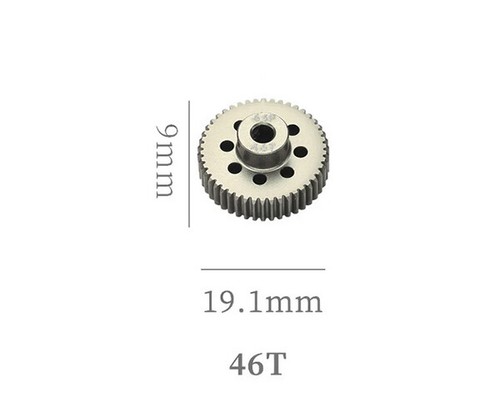 HARD COATED ALU 64P PITCH 21T - 54T PINION GEAR FOR 1/8 1/10 CAR BUGGY MONSTER - Picture 50 of 58