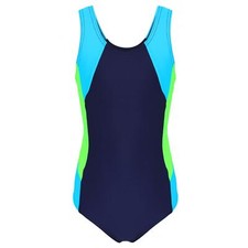 Aquarti Mädchen Badeanzug mit Ringerrücken