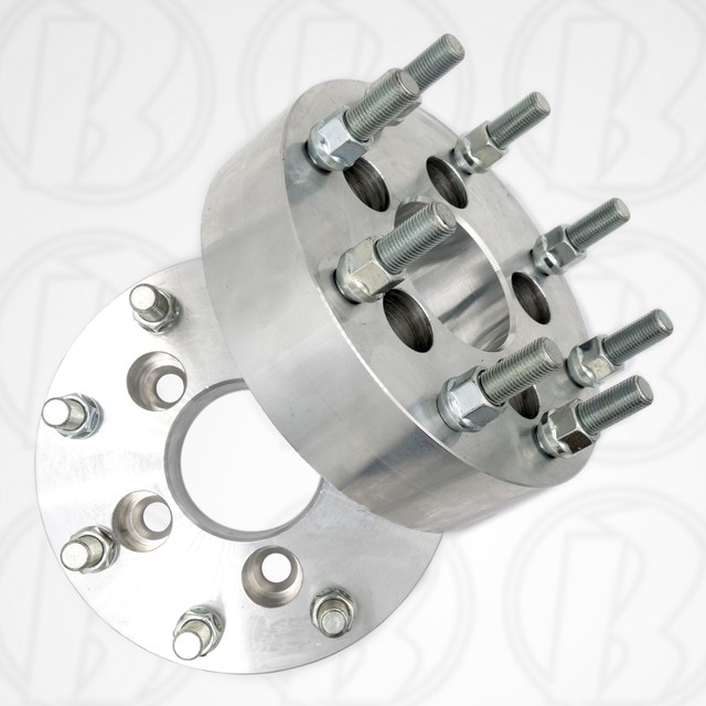 USA MADE 5 Lug Vehicle to 8 Lug Wheel Adapters / 2" Spacers 5x4.5