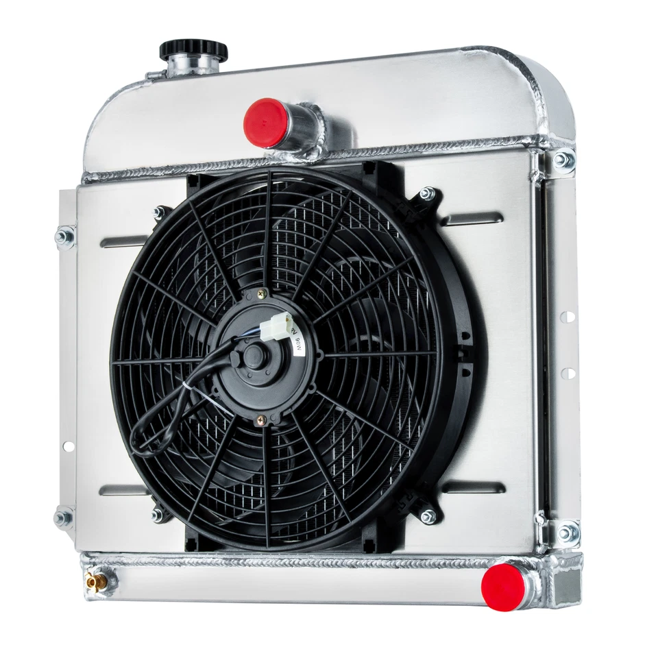 Relé de ventilador de cubierta de radiador de 3 filas para Plymouth Concord Cambridge P12 P15 1941-52 Foto 2 de 4