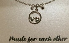 Sterling Silver 16" Girls Women Disney Collect Pendant Mickey Valentines Day